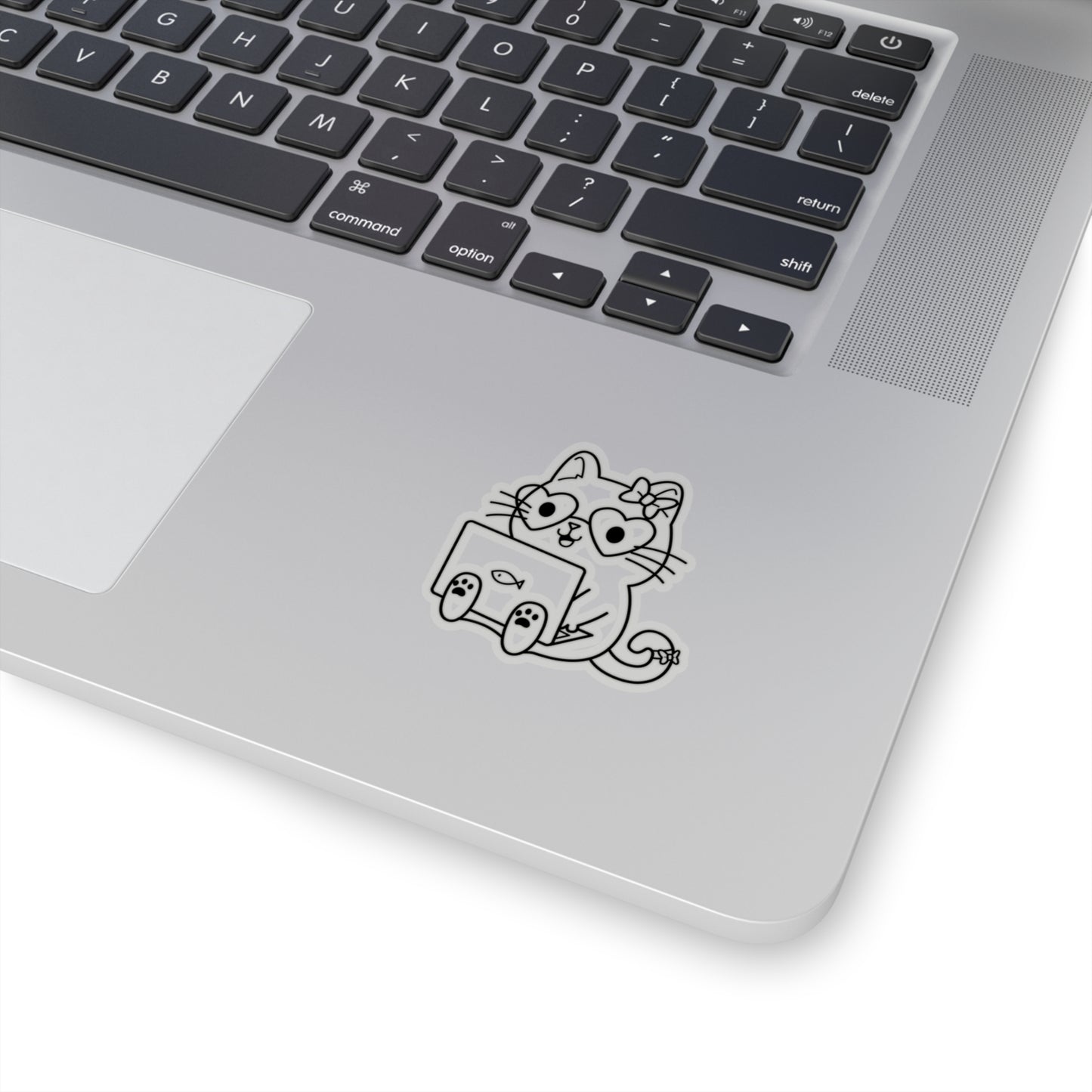 Nerd Cat Girl - Kiss-Cut Stickers
