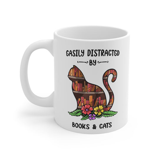 Easily Distracted by Books and Cats