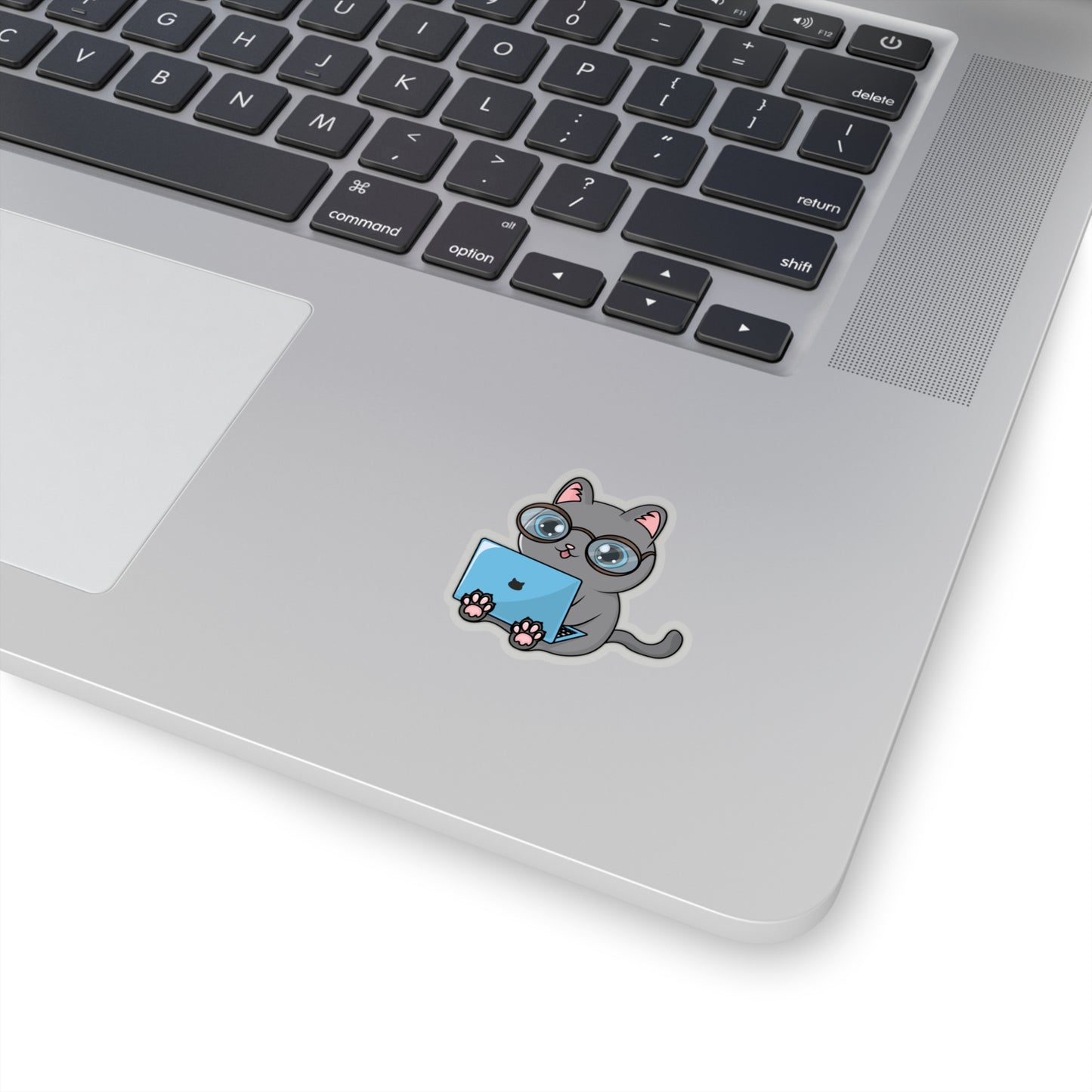 Computer Geek Cat - Kiss-Cut Stickers