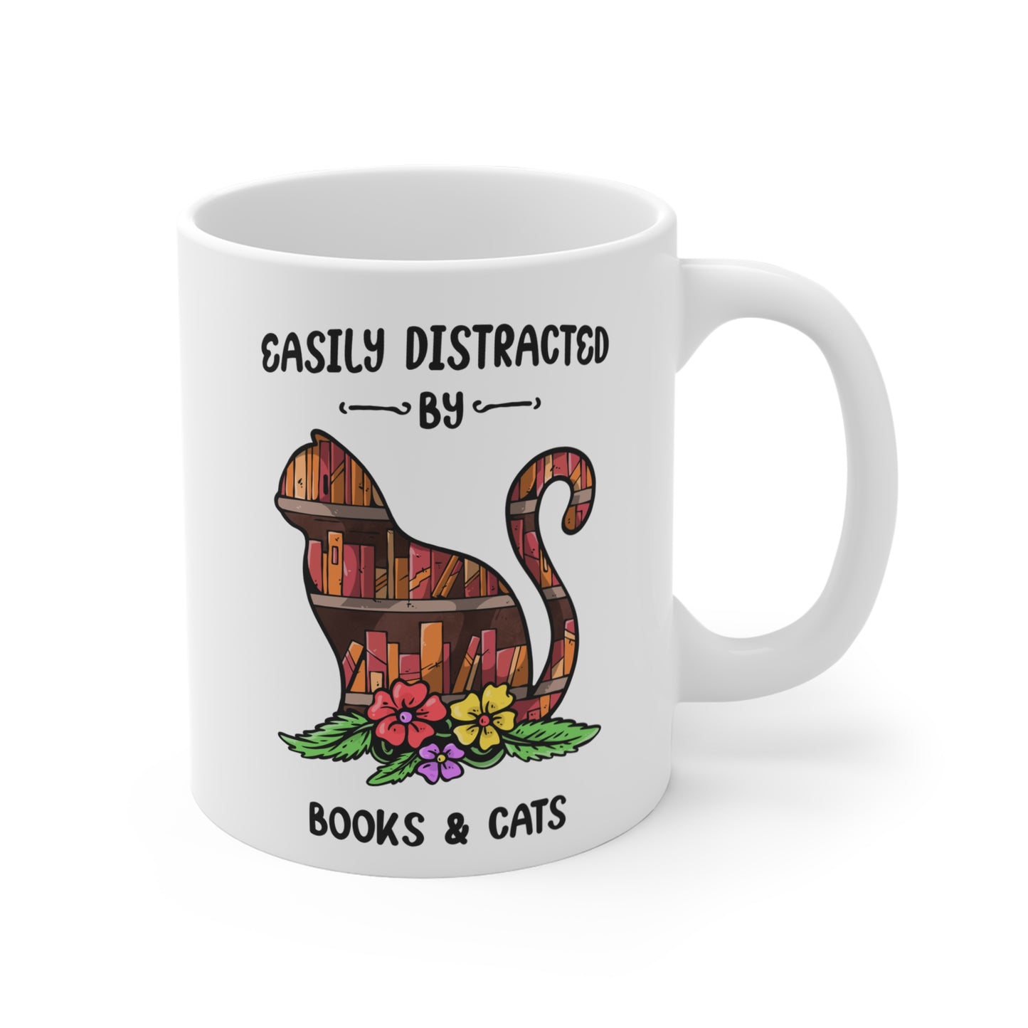 Easily Distracted by Books and Cats