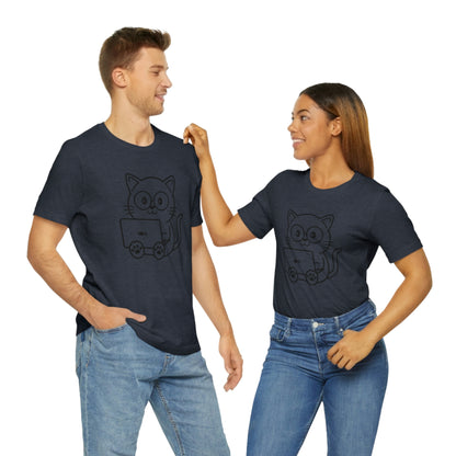 Nerd Cat - Unisex T-Shirt