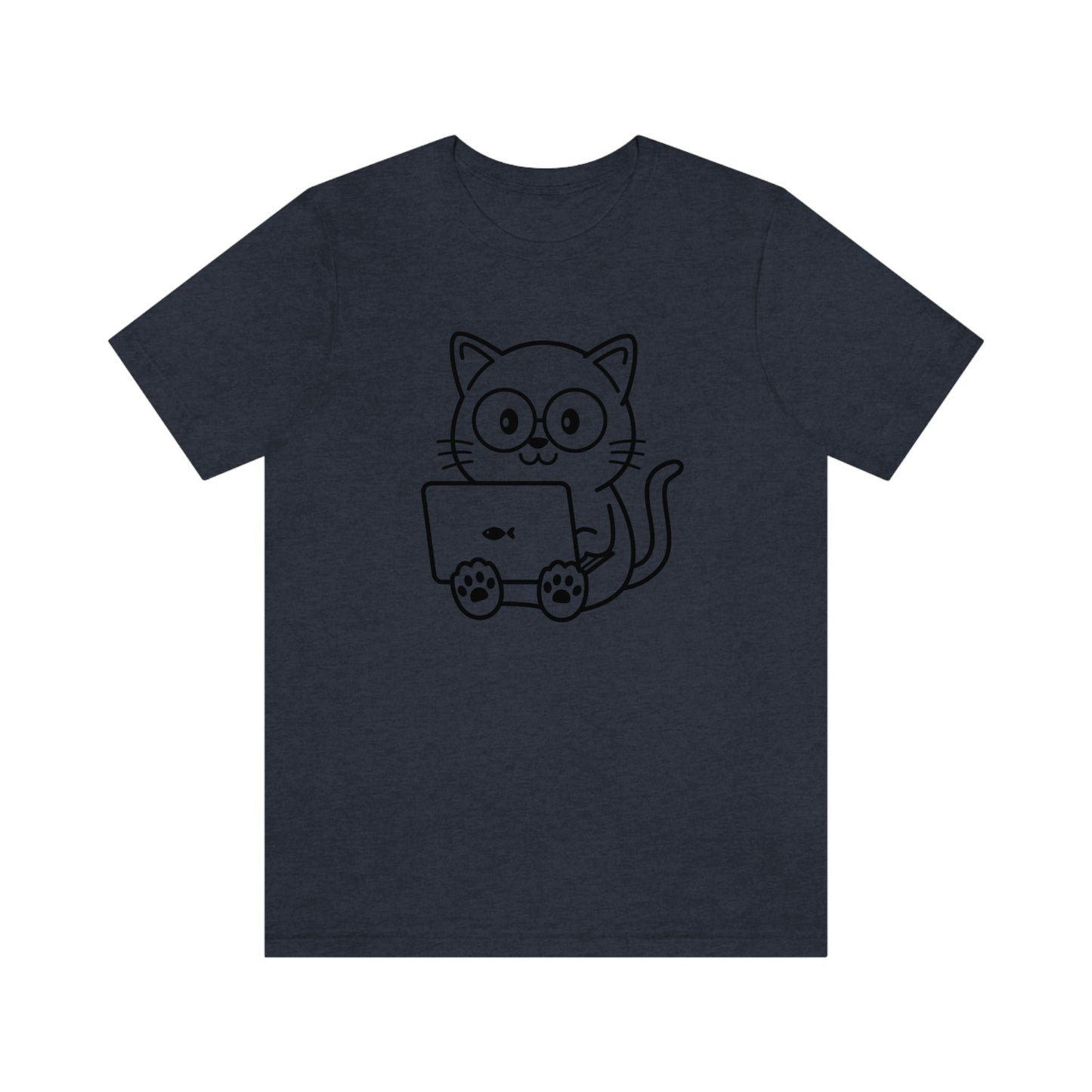 Nerd Cat - Unisex T-Shirt
